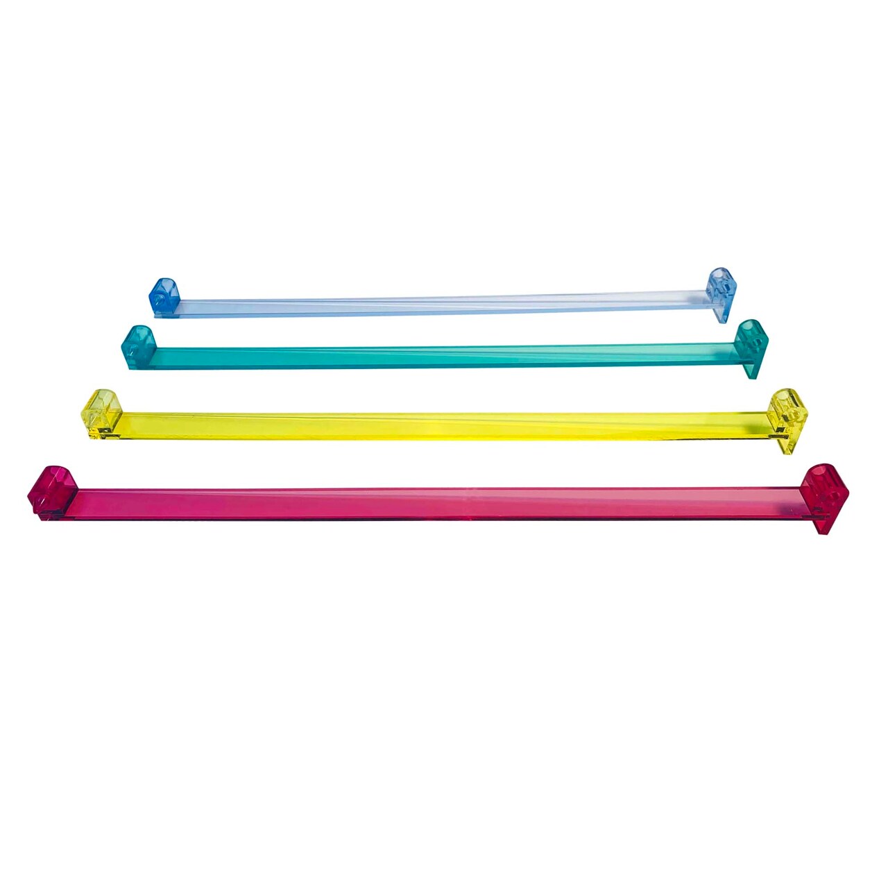 WE Games 4 Plastic Mahjong Pusher/Arms - Includes Blue, Green, Pink & Yellow